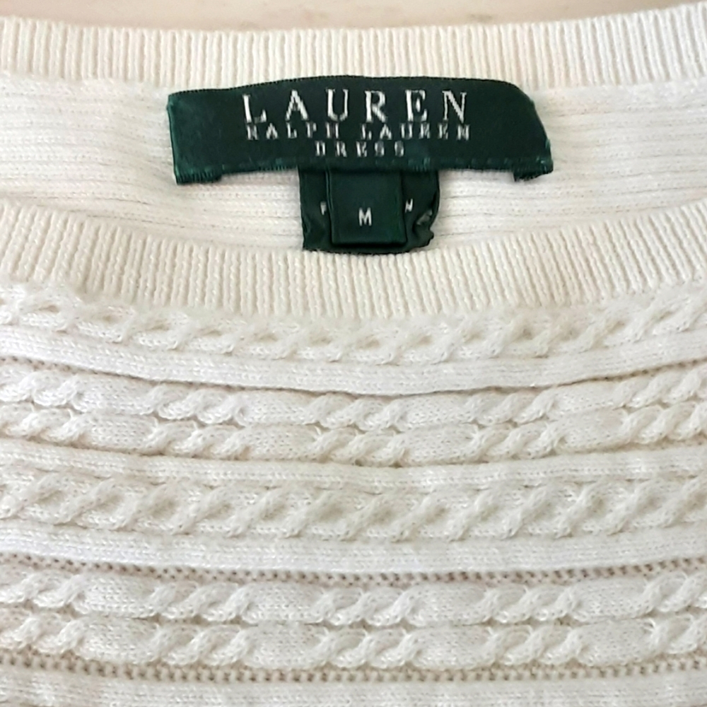 Lauren Ralph Lauren Cream Dress - Picture 7 of 8